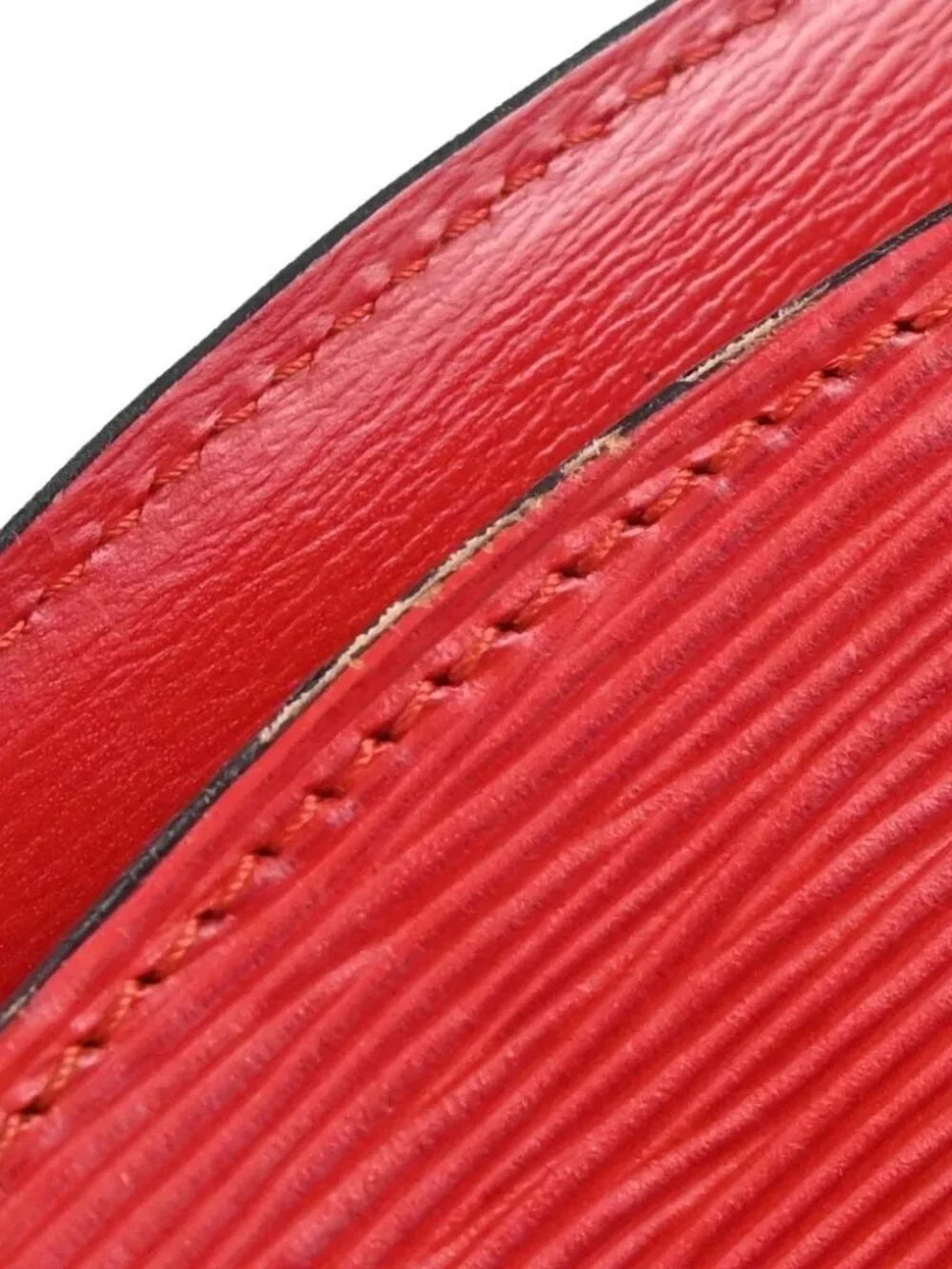 Louis Vuitton Red Epi Cluny Shoulder Bag